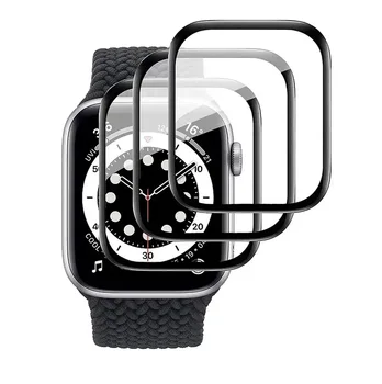 3ks Screen Protector Pro Apple Watch 44 mm 40 mm 45 mm 41 mm 38 mm 42 mm iwatch 6 SE 5 4 HD FILM Ochranný hodinky řady 7 8 Obrázek