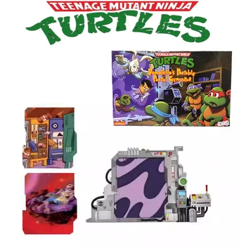7 Palcový Originální NECA 54286 Teenage Mutant Ninja Turtles Obrázek Time Gate Použitelné PVC Model Kolekce Hraček Dárky Obrázek