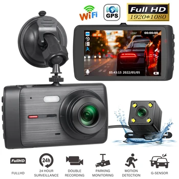 Auto DVR Wi-fi Full HD 1080P Dash Cam Vozidlo Kamera Video Rekordér pro Noční Vidění Auto Dashcam GPS Logger Auto Příslušenství Registrátora Obrázek