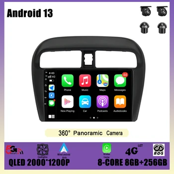 Auto Rádio, Multimediální Přehrávač, Android 13 Navigace GPS DSP Carplay WIFI Pro Mitsubishi Mirage Attrage 2012 - 2018 Obrázek