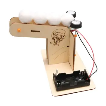 Elektrický Míč Nadhazování Stroj Inteligentní Hračka Puzzle Diy Věd Soupravy pro Učební Pomůcky Školy Chlapci Dívky Věk 4+ děti Děti Obrázek