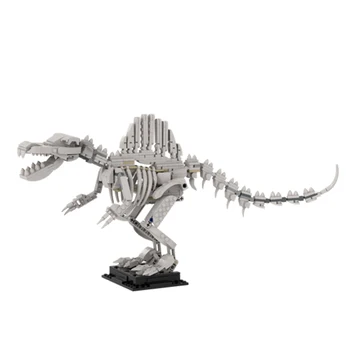 Gobricks MOC Dinosaur Kostra Spinosaurus Stavební Blok sada Dinosaurus Fosilní Kostra Vzdělávání Cihly Hračky Pro Děti Dárek Obrázek