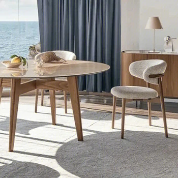 Kuchyně Jídelní Židle Obývací Pokoj Přízvuk Luxusní Salonek Jídelní Židle Moderní Herní Trůn Sedie Cucina Venkovní Nábytek SQC Obrázek
