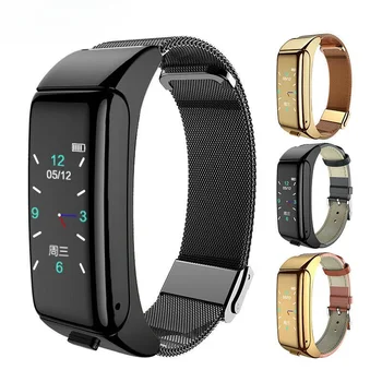 Nový B6 Chytré hodinky Sportovní Náramek Dva-v-jednom Smart Náramek S Bluetooth-kompatibilní Smartwatch Bezdrátová Sluchátka 2023 Obrázek