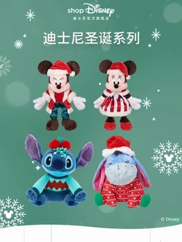 Originální Anime Kawaii Panenka Dárek Pro Děti Hračky Disney Oficiální Vánoční Kolekce Mickey Minnie Steh Ucho Plyšová Panenka Obrázek