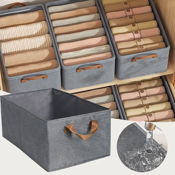 Skládací Textilie Storage Box Kalhoty, Spodní Prádlo, Dokončovací Box Pro Koleje Obrázek