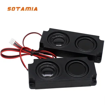 SOTAMIA 2ks Přenosné Audio Zvuk Reproduktory 10045 8 Ohm 5W Dual Bránice Bass DIY LED TV, Pc, Reproduktorů Počítače Pro Domácí Kino Obrázek