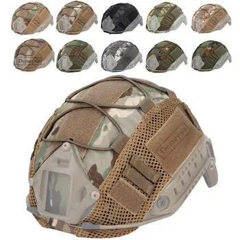 Taktické Helmy Kryt ( Bez Helmy ) Vojenské Airsoft Paintball Střelba Kamufláž Helmu 's Hadříkem Obrázek