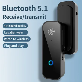 2 v 1 Bezdrátové Bluetooth 5.0 Přijímač Vysílač Adaptér 3,5 mm Jack Pro Car Hudební Audio Aux Sluchátkový Přijímač Handsfree Obrázek