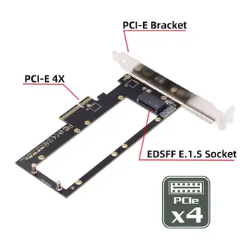 Chenyang NVMe Vládce EDSFF SSD do PCI-E 4.0 X4 Host Adaptéru 9,5 mm, 15 mm, 25 mm, 1U, GEN-Z E1.S SSD s jímkou Obrázek