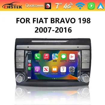 CHSTEK Qualcomm autorádio Android 13 Auto Multimediální Video Přehrávač, Audio Carplay WIFI 4G GPS Pro Fiat Bravo 198 2007-2016 Stereo Obrázek
