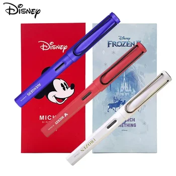 Disney Mickey Mouse Pera Frozen Elsa 2 Captain America Black Ink Nib Podpis Údaje Plnicí Pero Děti, Kancelářské Potřeby Obrázek