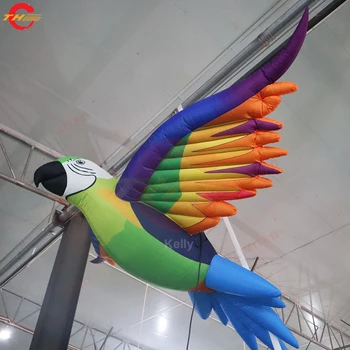 Doprava zdarma 3D Krásné Nafukovací Papoušek Barevné Pták Model pro Venkovní Reklamu Dekorace Obrázek