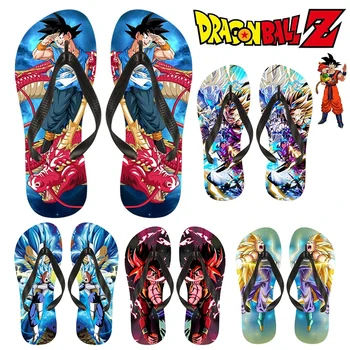 Dragon Ball Goku Letní Pantofle Muži Vnitřní EVA Měkké Dno Vegeta Sandály Protiskluzové Lehké Žabky Plážová Obuv Pantofle Dárek Obrázek