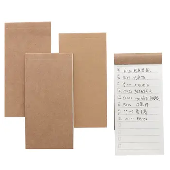 Kancelářské Potřeby Tearable Seznam Úkolů Plánovač Papír Kraft Memo Pad, Poznámkový Blok, Notebook Obrázek