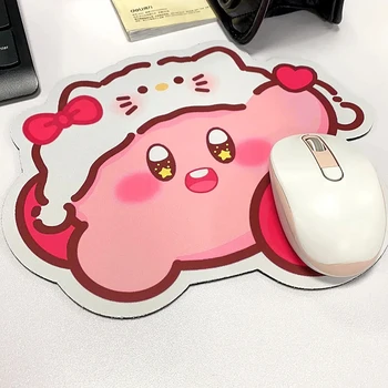 Kawaii Kirby Mouse Pad Karikatura Roztomilý Gumové Zahuštěný Non-slip Kanceláře Hry Student In Anime ve Tvaru Tabulky Mat Dárek pro Děti Obrázek