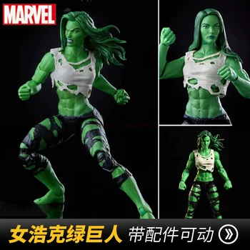 Marvel 6 Inch Původní Legendy She-Hulk Akční Obrázek Hulkettes Naštvaný Normální Hlavu Verzi Sběratelské Model Panenka Hračky, Dárky Obrázek