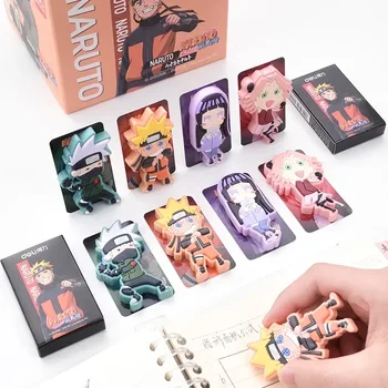 Naruto Tří-dimenzionální Gumu Vzdělávání Dětí Kancelářské Potřeby Kawaii Japonský Papírnictví Anime Eraser pro Děti Dárky Obrázek