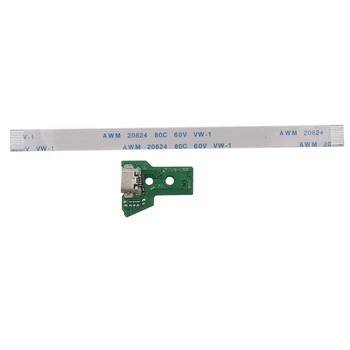 Pro SONY PS4 Controller Nabíjecí Port USB Zásuvka Deska JDS-055 5. V5 12 Pin Kabel Obrázek
