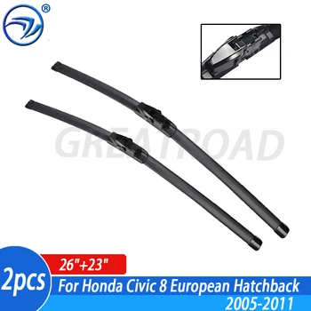 Stěrače Přední Stěrače Pro Honda Civic 8 Evropské Hatchback Čelní Sklo Čelní Sklo Přední Okno, 26