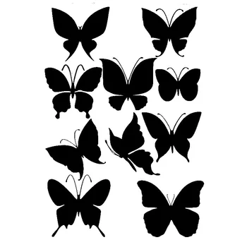14CM Mnoho Krásný Motýl Elegantní, Výrobky Vnější Části Vlastní Samolepky na Motocykl, Samolepka Auto Dekorace, PVC Obtisky Obrázek