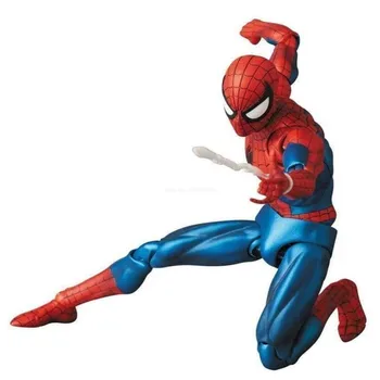 16cm Disney Anime Spiderman Akční figurka V Skladem Originální Medicom Mafex 075 Úžasné Sběratelskou Model Děti Obrázek