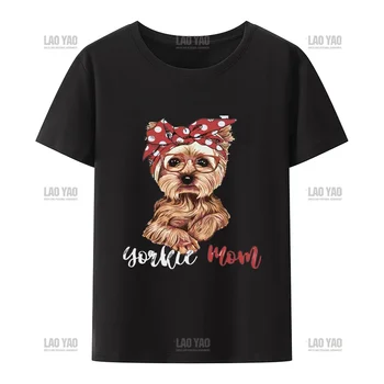 2023 Nový přírůstek O-krk Harajuku Street Módní Tištěné T-shirt Top Krásný Pes Štěně Roztomilý Unisex Tričko Krátký Rukáv Hot Prodej Obrázek