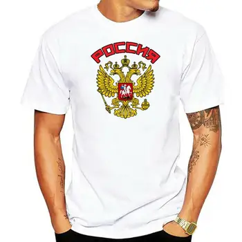 2024 Módní Sexy ruské Dvojitý Vedl Orla, Rusko, erb, Tričko, tričko Obrázek