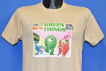 80 Hrozné Zelené Věci Z Vesmíru tričko Malé Obrázek