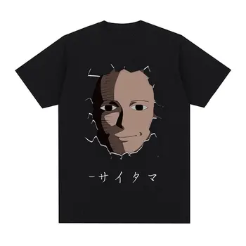 Anime One Punch Man T Tričko Vtipné Manga Nejsilnější Hrdina Saitama Sensei Face T-shirt Muži Bavlna Krátký Rukáv Nadrozměrné T-košile Obrázek