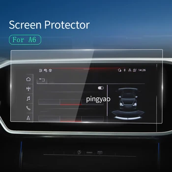 Auto Samolepka Screen Protector Carplay Pro Audi A6 2023 Navigator Tvrzeného Skla, Ochranný Film Auto Příslušenství Auto Obrázek