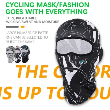 Balaclava 3D Zvířecí Hlavu Tisku Cyklistika Maska Venkovní Sportovní Horolezectví Šátek na Krk Ochrana proti Slunci Prodyšná Univerzální Kapuce Obrázek