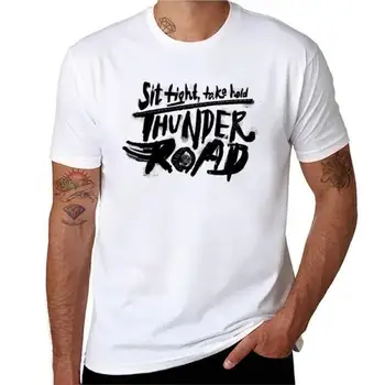 Bavlněné tričko pánské Thunder Road T-Shirt boys white trička korean módní fruit of the loom pánská trička značky tees Obrázek