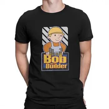 Bob The Builder Tesař Tričko Polyester Muže, Módní Trička Letní Oblečení Harajuku Crewneck Tričko Obrázek