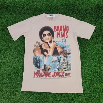 Bruno Mars Moonshine Jungle Tour Tričko Dámské Malé Béžové dlouhé rukávy Obrázek