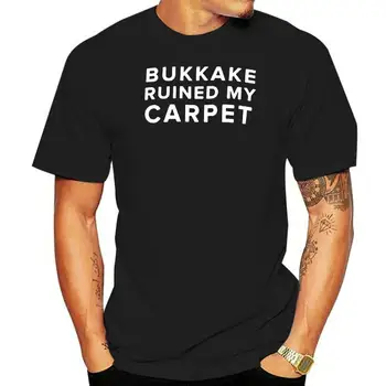 Bukkake (Bílý Text) tričko bukkake zničila můj koberec Obrázek