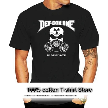 Def Con Jeden Warface 2012 Album Cover T shirt Muži Ženy Karikatura Ležérní Krátké O krk Broadcloth Obrázek