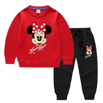 Disney Mickey Mouse a Kačer Donald 2023 Jaře a na Podzim Nové dětské Mikiny a Kalhoty Dva dílná Sada Obrázek