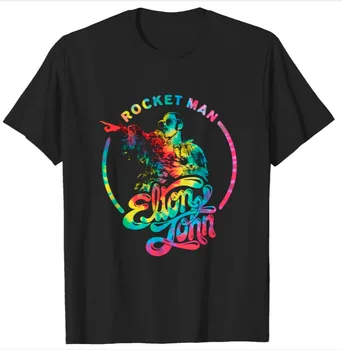 Elton John Rocket Man t tričko, Unisex HORKÉ košile všech velikostí. Táta dárek, nejlepší Obrázek