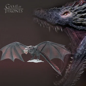 Hot Prodej Hra O Trůny Frost Wyrm Viserion Black Dragon Movitého Akční Obrázek Model Hračky Psací Stůl Dekor Dárek K Narozeninám, Vánoční Dárky Obrázek