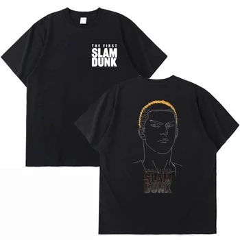 Japonské Anime Slam Dunk T-shirt Muži Ženy Roztomilé Harajuku Krátký Rukáv Streetwear Komické Ležérní Tričko Unisex Módní Camisetas Obrázek