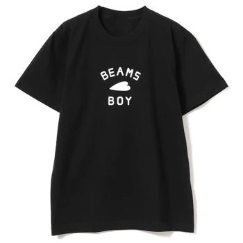 Jaro Léto TRÁMY JAPONSKU T-shirt Jednoduchá Láska Logo Tisku Kulatý Výstřih Půl Rukávy Trámy Topy Tees Obrázek