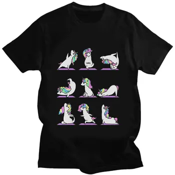 Kawaii Tanečnice Unicorn Pól Tanec Vtipným Potiskem Tshirt Muži Ženy Krátký Rukáv Tee Prodyšná Unisex Streetwear Tričko Letní Topy Obrázek