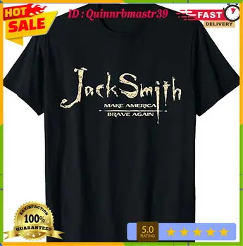 Legrační Jack Smith '24 Aby Amerika Zase Statečný Vintage T-Shirt Obrázek