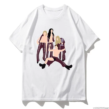 Maneskin Kreslený T-Košile 2021 Nové Módní Pánské Ležérní Roztomilé Bílý Muž Topy Tričko Trička Obrázek