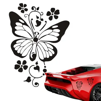 Motýl, Auto Samolepky Reflexní Okna Vozidla, Obtisky Samolepící Květina Duté Motýl Koupelna Dekorace Vodotěsné Obrázek