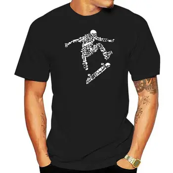 Muži tričko Bruslaři Košile Slim Fit T Košile(1) Tištěné T-Shirt top tees Obrázek