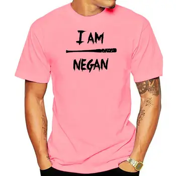 Muži tričko jsem NEGAN The Walking Dead Negan Letní Topy 3XL t-shirt novinka tričko ženy Obrázek