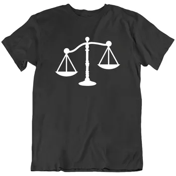 Měřítko Spravedlnosti Vážit Váhy Rovnováhu Právník, Soudce, Právník T Shirt Tee Dárek Nové Obrázek