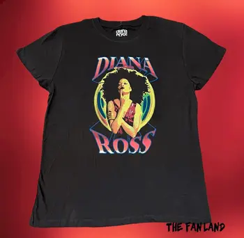 Nová Diana Ross Foto Pánské Návrat Vintage T-Shirt Obrázek